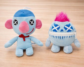Poppy Playtime Doodle Bones Plush Reversible Toy Wrongside Outimal Flip Plush Zipper Plush Horror Game Cute Creepy Gift