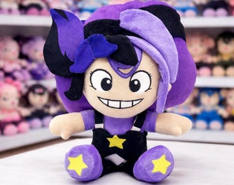 Lily Lovebraids Plush Toy Cute Purple Doll Soft Stuffed Animal Poppy Playtime Gamer Character Plush Gift Kawaii Collectible Birthday Gift