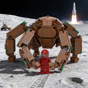 Project Hail Mary Rocky Building Blocks Set 288pcs Sci-Fi Alien Figure DIY Brick Model Space Toy Gift for Fans