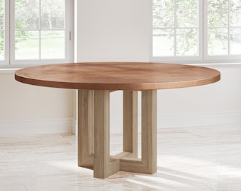Round Copper Dining Table, Copper Pedestal Dining Table,  Round Copper Pedestal Dining Table, Round Copper Top Table, Round Copper Table