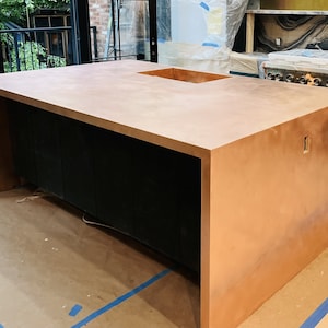 Copper Countertop, Copper Kitchen Countertop, Copper Bar Top, Custom Copper Countertop, Custom Metal Kitchen Top