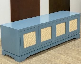 Media Center Console Table, Low Profile Media Cabinet