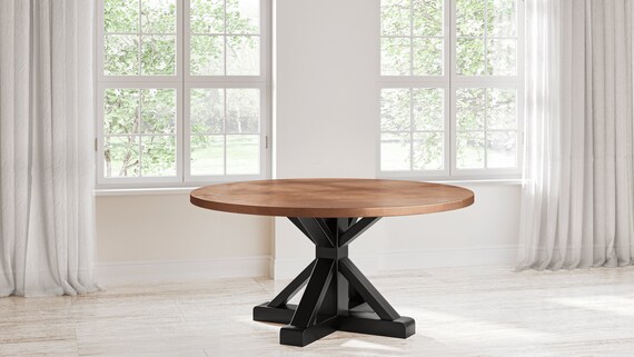 Round Copper Dining Table Copper Pedestal Dining Table Round