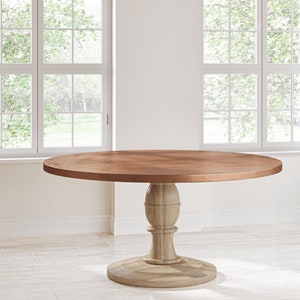 Round Copper Dining Table, Copper Pedestal Dining Table,  Round Copper Pedestal Dining Table, Round Copper Top Table, Round Copper Table