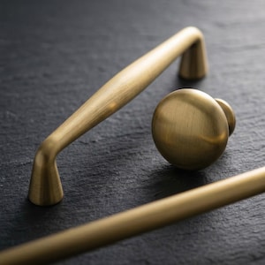 Maniglie per mobili moderne e minimaliste in lega di zinco, maniglie per cassetti color oro champagne, pomelli per cassetti da cucina neri opachi, accessori per armadi contemporanei