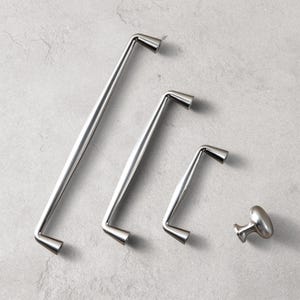 Brushed Nickel Cabinet Drawer Pulls - Silver Cabinet Door Pull Handles Cabinet Pulls Handle Knobs Dresser Drawers Furniture Hardware