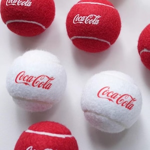 Coca-Cola Logo Tennis Balls - 3-Pack Sealed Metal Tin