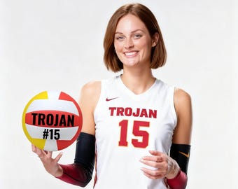 Personalized Soft-Touch Volleyball: Custom Name Volleyball Gift