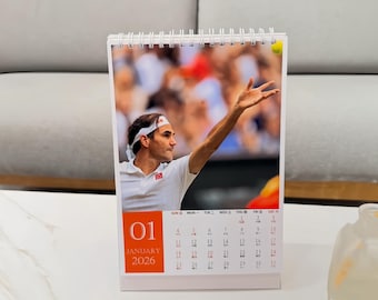 ロジャー・フェデラー カレンダーセット ロジャー・フェデラー 2026 カレンダー - Etsy 日本