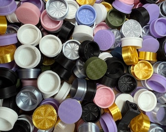 Vial Caps - 3ML 5ML 10ML 30ML Variety Pack 10 - Snap Off vial lids 3D Printed Refrigerator Box - GLP1, Tirz, Reta, Peppers, peps