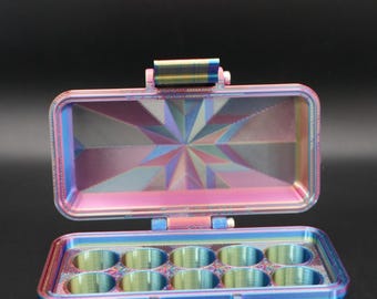10ML - 50 vials- Peptide Vial Storage Case - 3D Printed Refrigerator Box - GLP1, Tirz, Reta, Peppers, peps