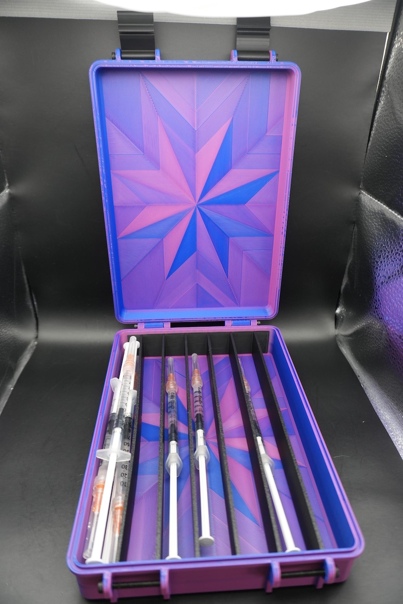 Prefilled Syringe Travel Case - Large - 35+ Prefilled Syringes - 3D ...