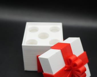 3ML - 5 vials- Gift Edition Peptide Vial Storage Case - 3D Printed Refrigerator Box