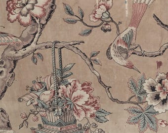 Vintage Textile Design, Wallpaper, Scrapbooking, (Download Printable)