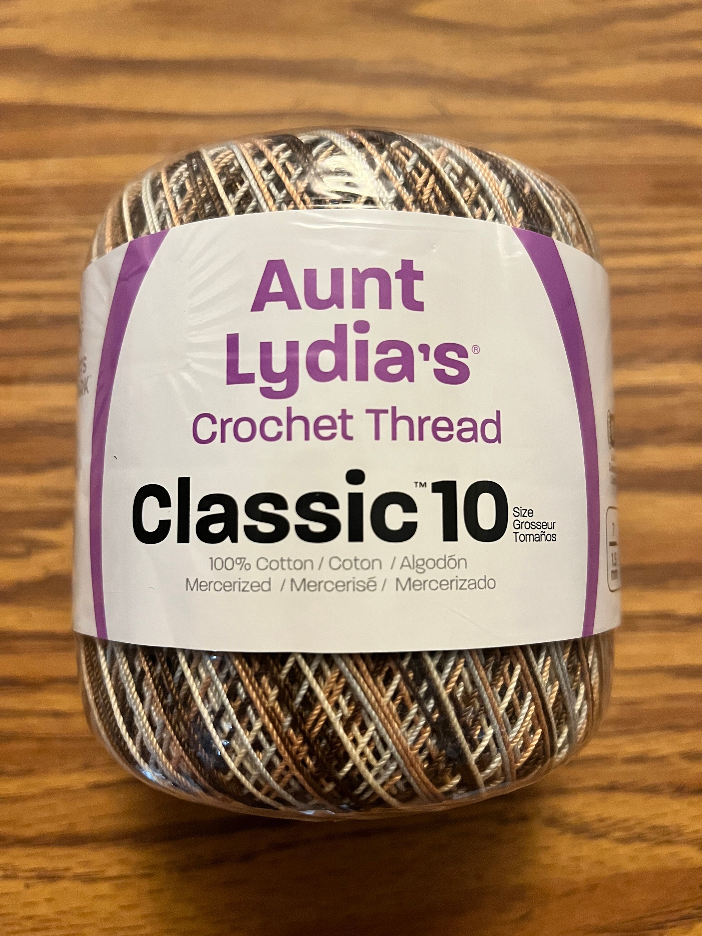 Aunt Lydia's Crochet Thread Classic 10 Size-300Yds-2 Spool-Ocean