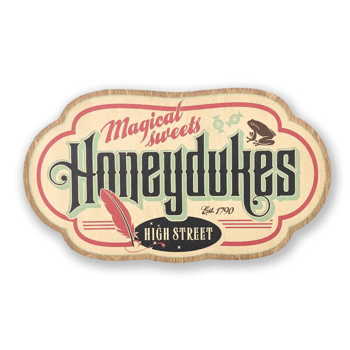 Harry Potter Wall Art Honeydukes Wizarding World Decor Gift Etsy