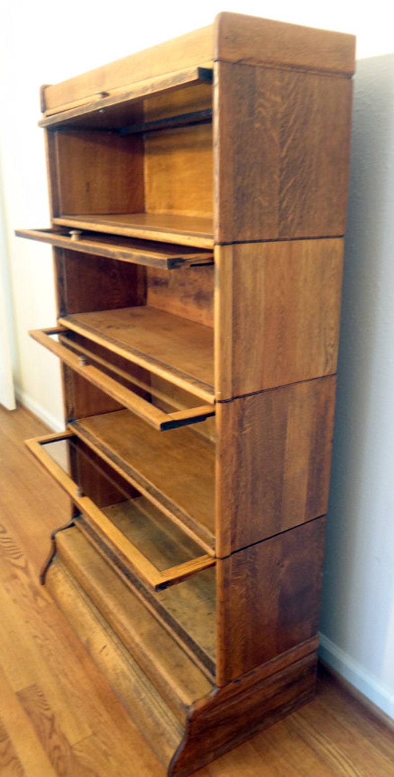 Antique Lawyers Barrister Bookcase Vintage FREE SHIPPING | Etsy