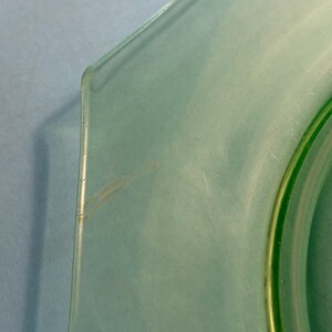 Uranium Glass Octagon Plate – Green Glow Display Dish image 20