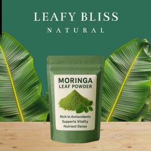 Premium Moringa powder 100g Gluten-free Moringa oleifera , Organic leaf powder  | Free delivery