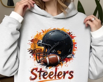 Clipart a sublimazione PNG della squadra di football degli Steelers: da utilizzare per magliette, adesivi, tazze, cornici, bicchieri (download digitale)