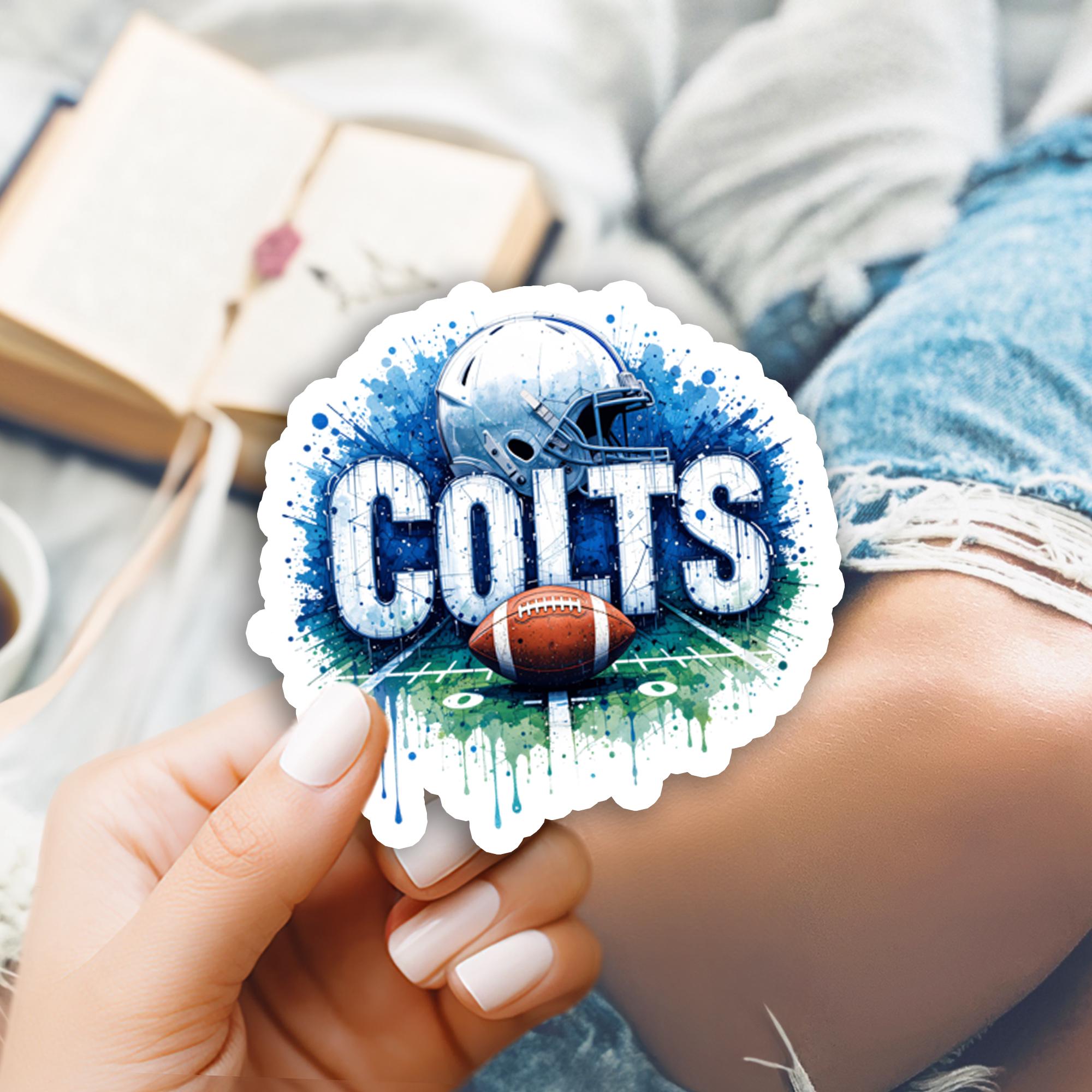 Colts Football Sublimation Clipart PNG: Use for T-shirt, Stickers, Mug ...