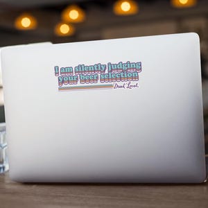 STICKER | I am Silently Judging Your Beer Selection Craft Beer Decal