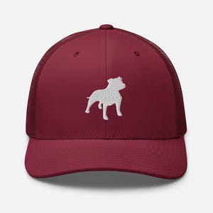 Staffy Embroidered Trucker Cap
