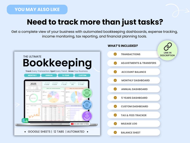 You may also like the All-in-One Bookkeeping template for google sheets