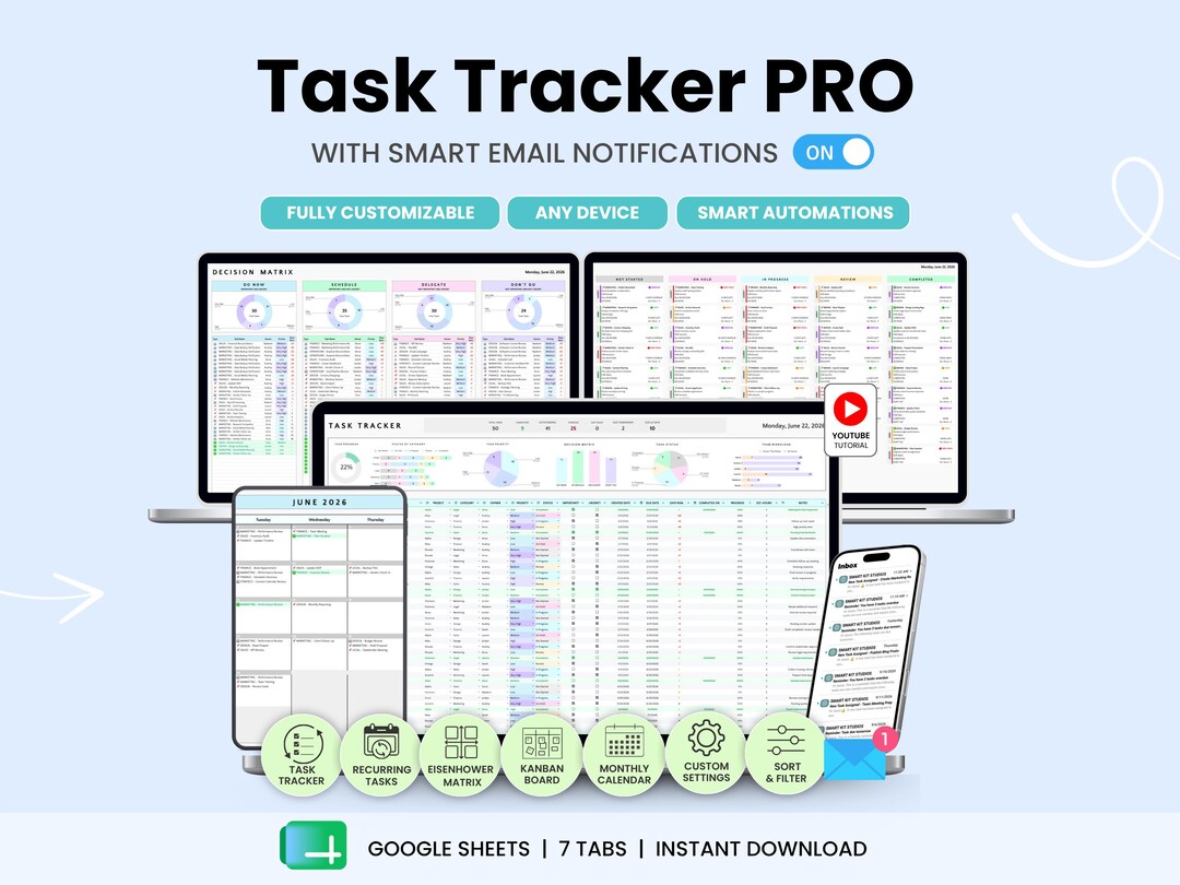 Task Tracker Spreadsheet Task Priority Tracker Google Sheets to Do List ...