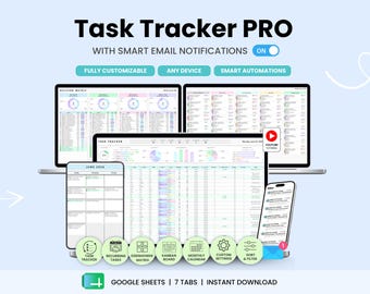 Task Tracker Spreadsheet Task Priority Tracker Google Sheets To Do List Eisenhower Matrix Kanban Board Team Work Task Manager Calendar