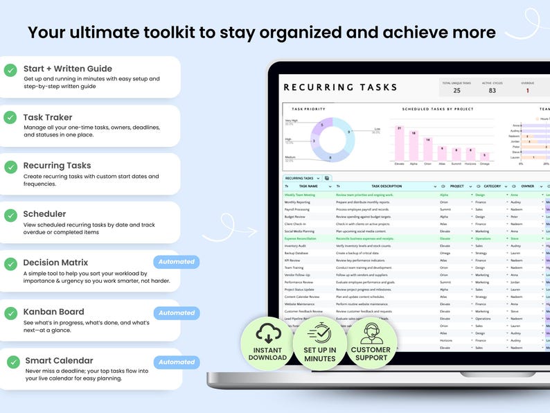 Your ultimate toolkit to stay organized and achieve more