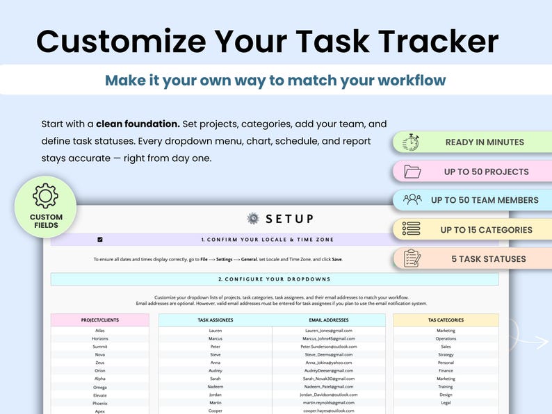 Customize Your Task Tracker
