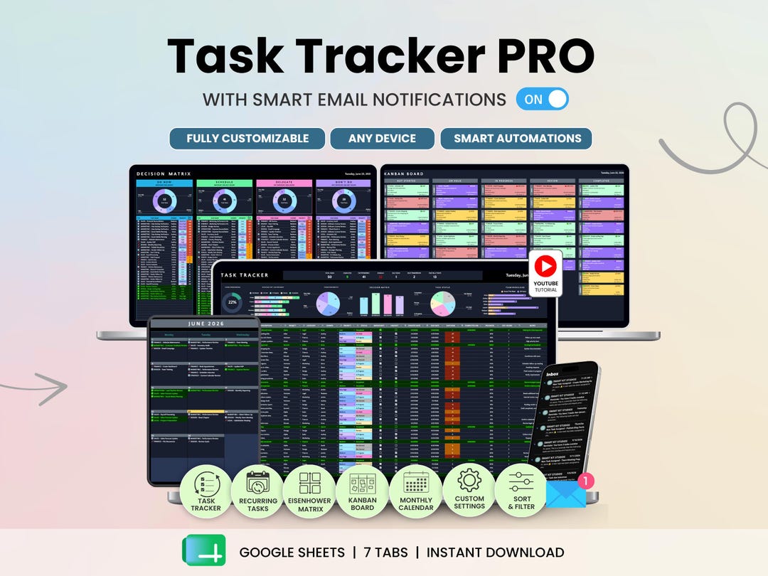 Task Tracker Spreadsheet Dark Mode Task Priority Tracker Google Sheets ...