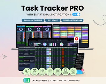 Task Tracker Spreadsheet Dark Mode Task Priority Tracker Google Sheets To Do List Eisenhower Matrix Kanban Board Work Task Manager Calendar