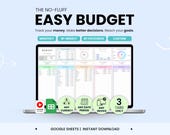 Google Sheets Budget Planner: Weekly, Monthly, & Paycheck Budget (Digital Download)