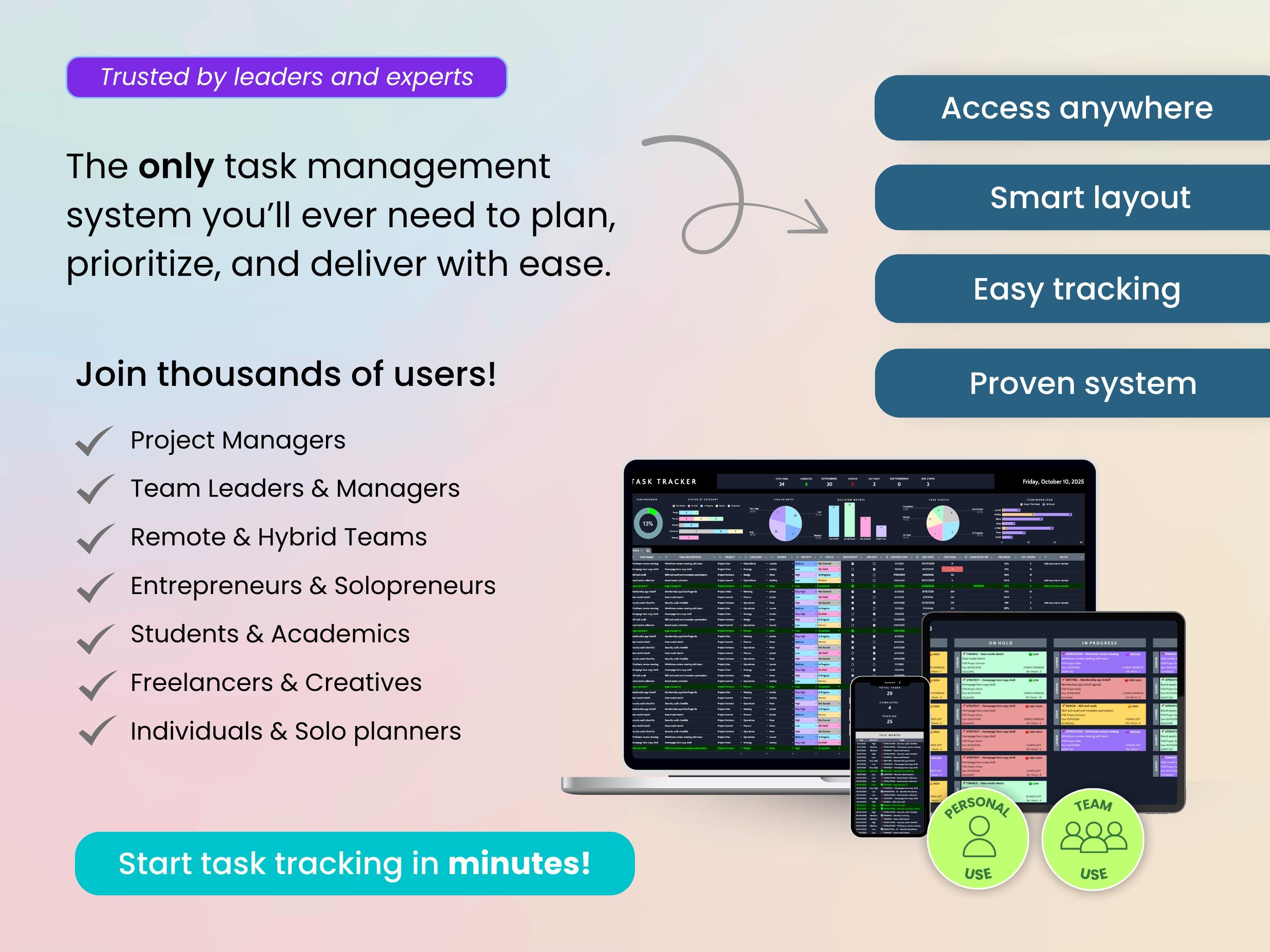 Task Tracker Spreadsheet Dark Mode Task Priority Tracker Google Sheets ...