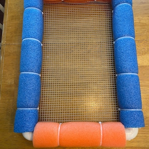 12"x18" Floating Shark Tooth and Seashell Sifter - fits in most carry-ons!