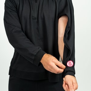 Modern Unisex Adaptive Side-Zip Sweater For All Adaptable Needs