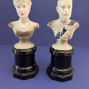 King George V and Queen Mary-British Royal Commemorative-Bust