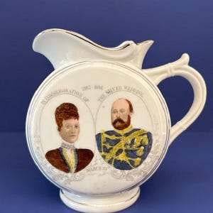 King Edward VII and Queen Alexandra-British Royalty Commemorative-Jug