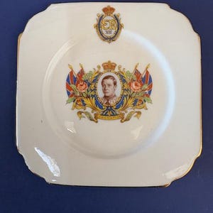 King Edward VIII-British Royal Commemorative-Plate