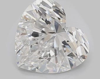 Heart Cut Lab Grown Diamond, IGI Certified Loose White Diamond for Wedding & Engagement Rings, Anniversary Gifts, or Fine Jewelry Designs