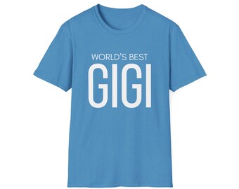 Gigi T-shirt, Soft Style Tee, Grandma Gift