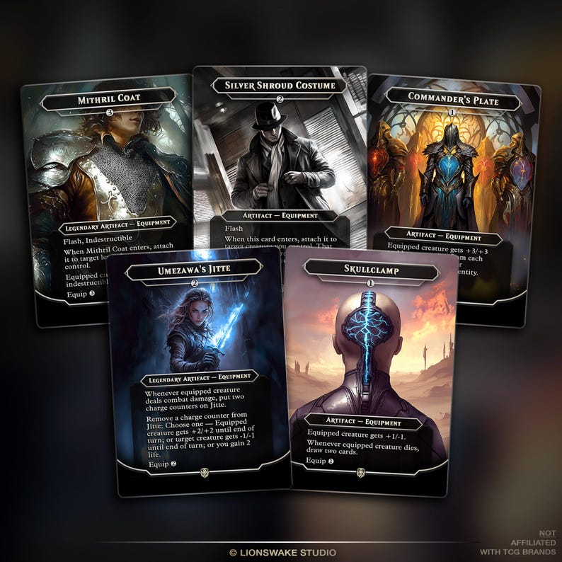 Mirran Swords for EDH: 18 Full-Art Equipment Proxy Cards image 6
