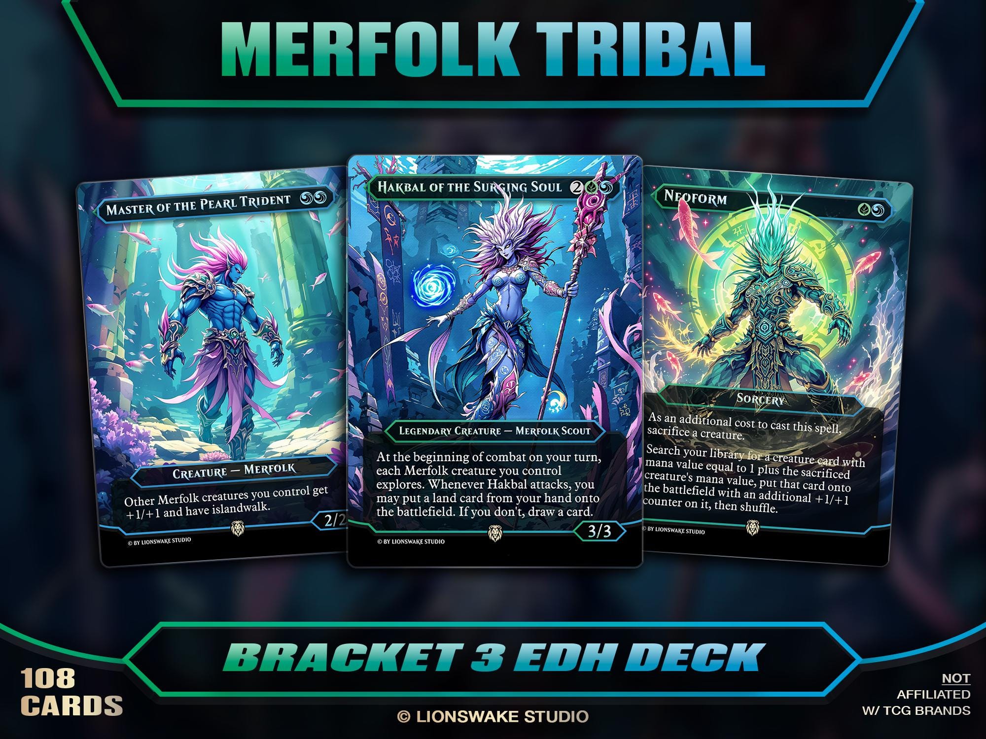 Merfolk Card Sleeves - Etsy Merfolk Card Sleeves - Etsy