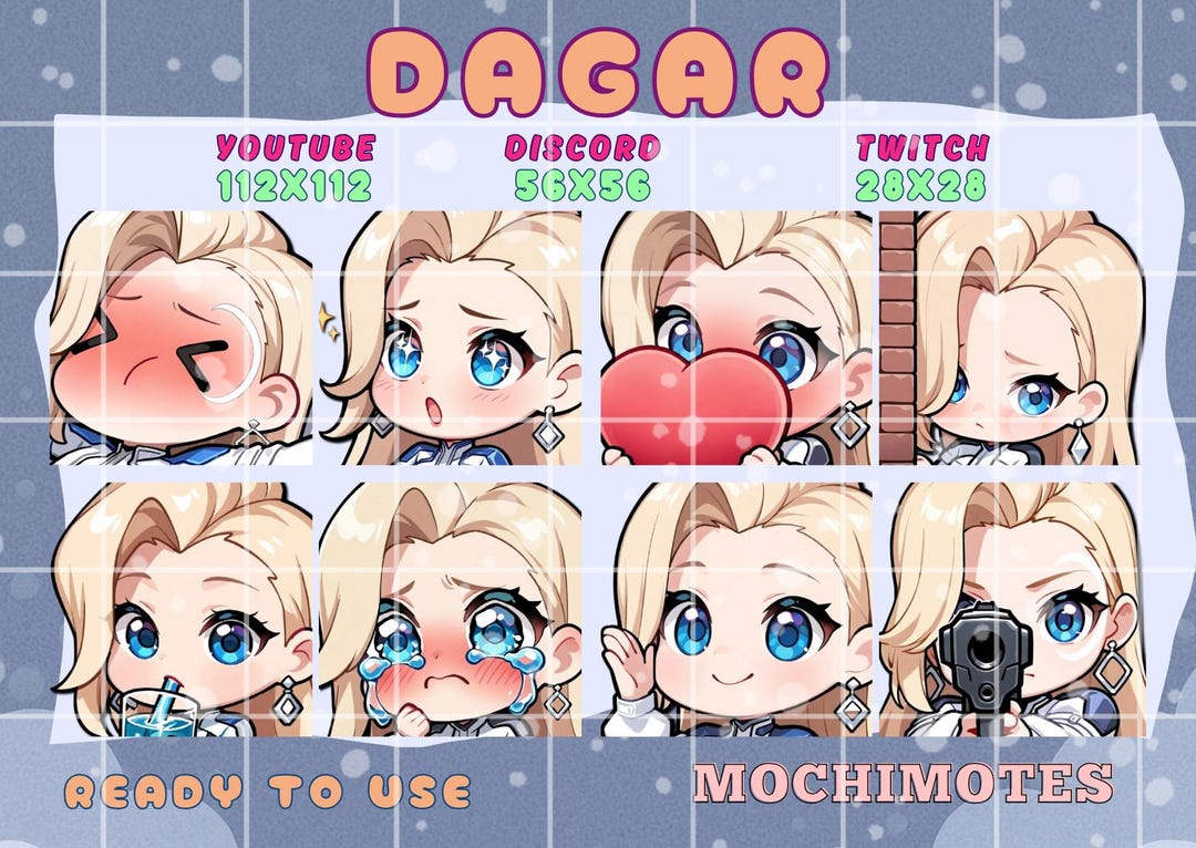 Conjunto de gestos Rivals Dagar | Emoticono Marv Rival Dagar para ...