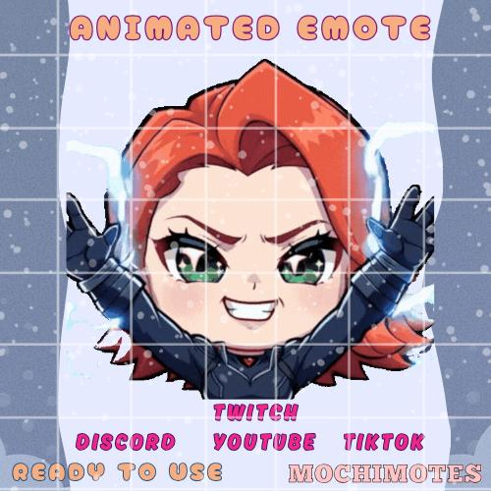 Animated Rivals Agent Emote Set | Cute Marv Agent Angela Twitch ...
