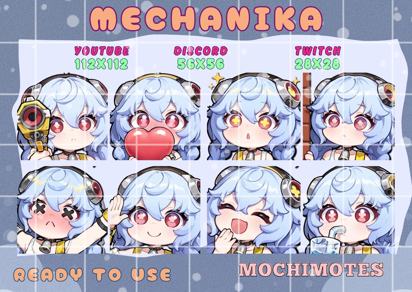 Ananta Mechanika Emote Set | Ananta Mechanika Twitch & Discord Emotes ...