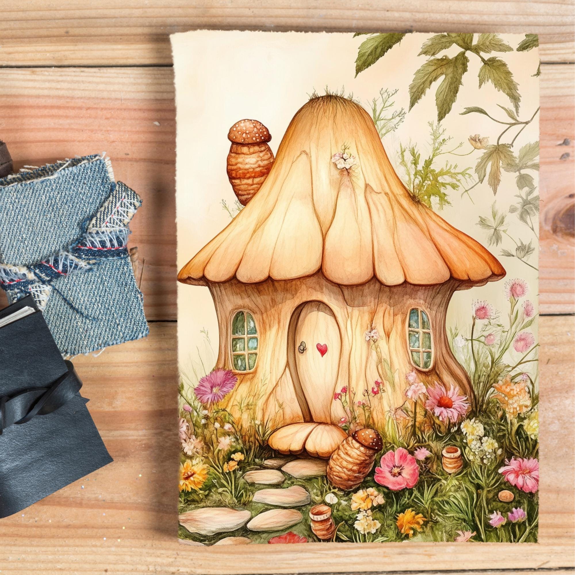 Woodland Fairies Junk Journal Pages | Spring Forest Digital Paper ...