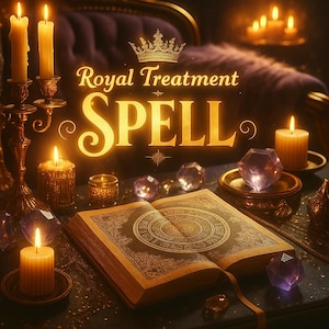 Royal Treatment Spell - Command Respect, Be Valued, Elevate Your Status & Confidence